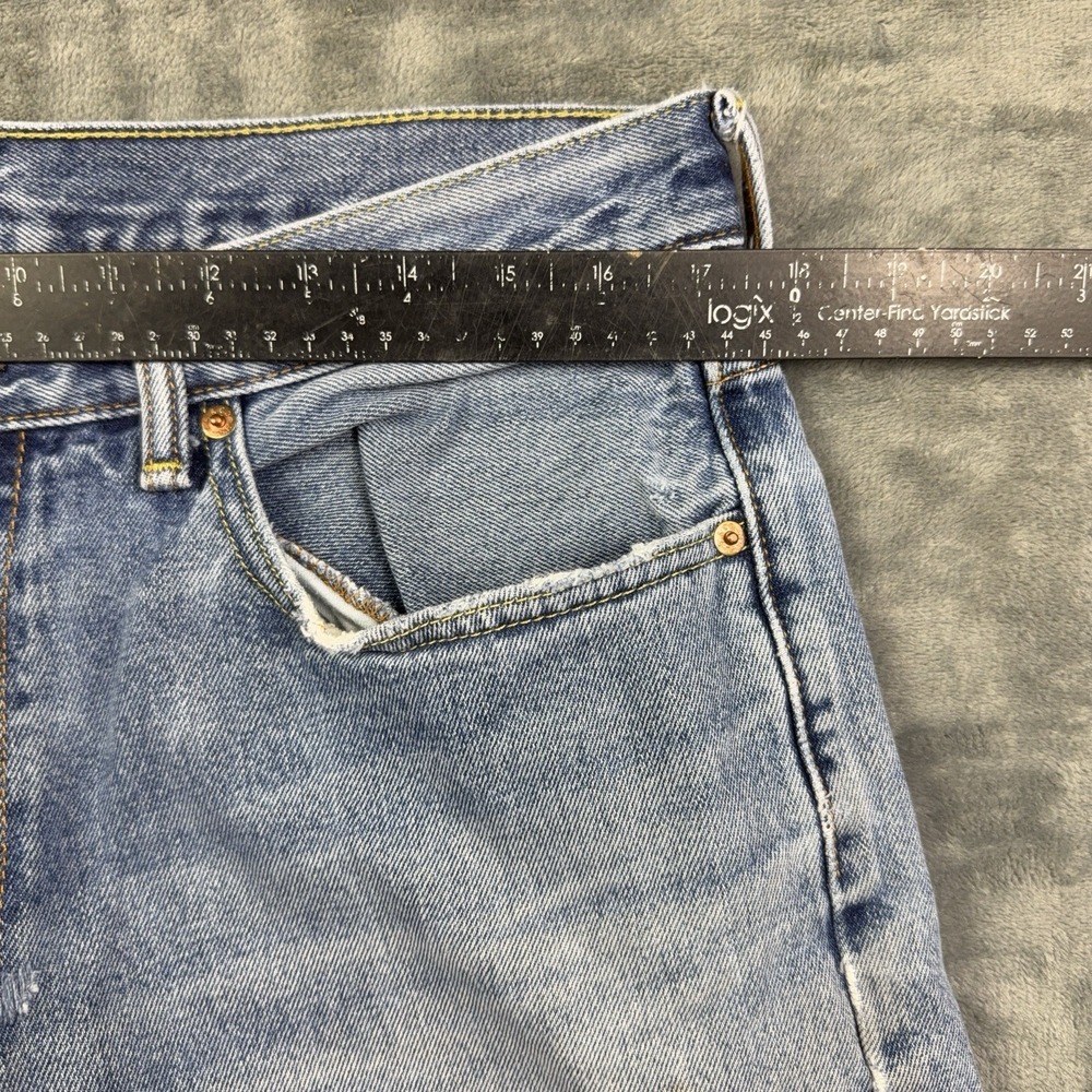 Levis 560 Loose Fit Tapered Leg Jeans Mens 34x34 Medium Blue Denim Five Pocket - Picture 5 of 8